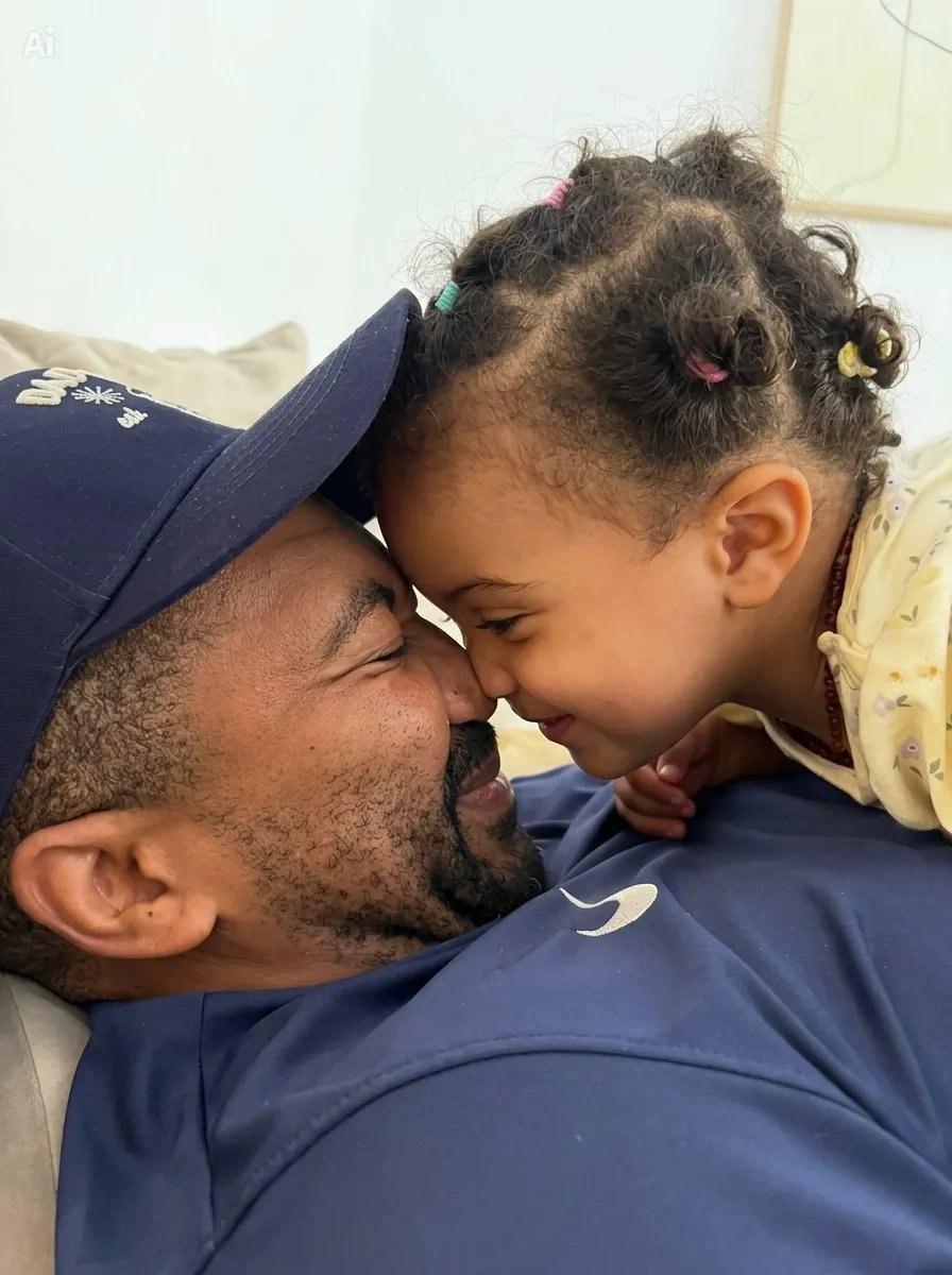 Dad Club DXB father sharing a playful moment with his daughter
