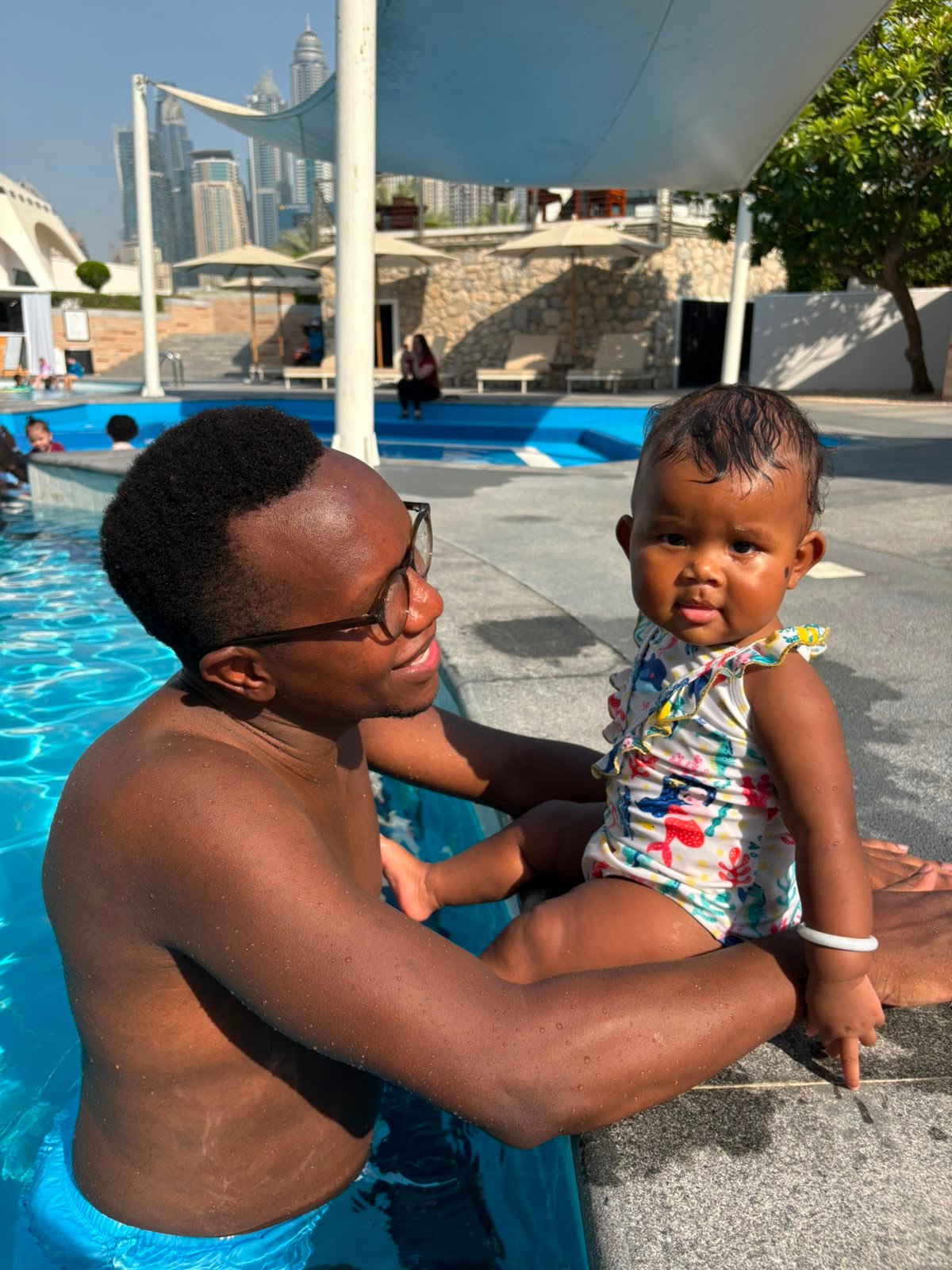 Dad & Kid Swim event moment